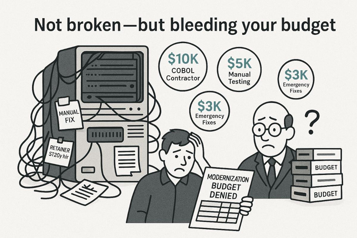 The $40,000-per-System Problem: How Legacy Code is Quietly Draining Your IT Budget