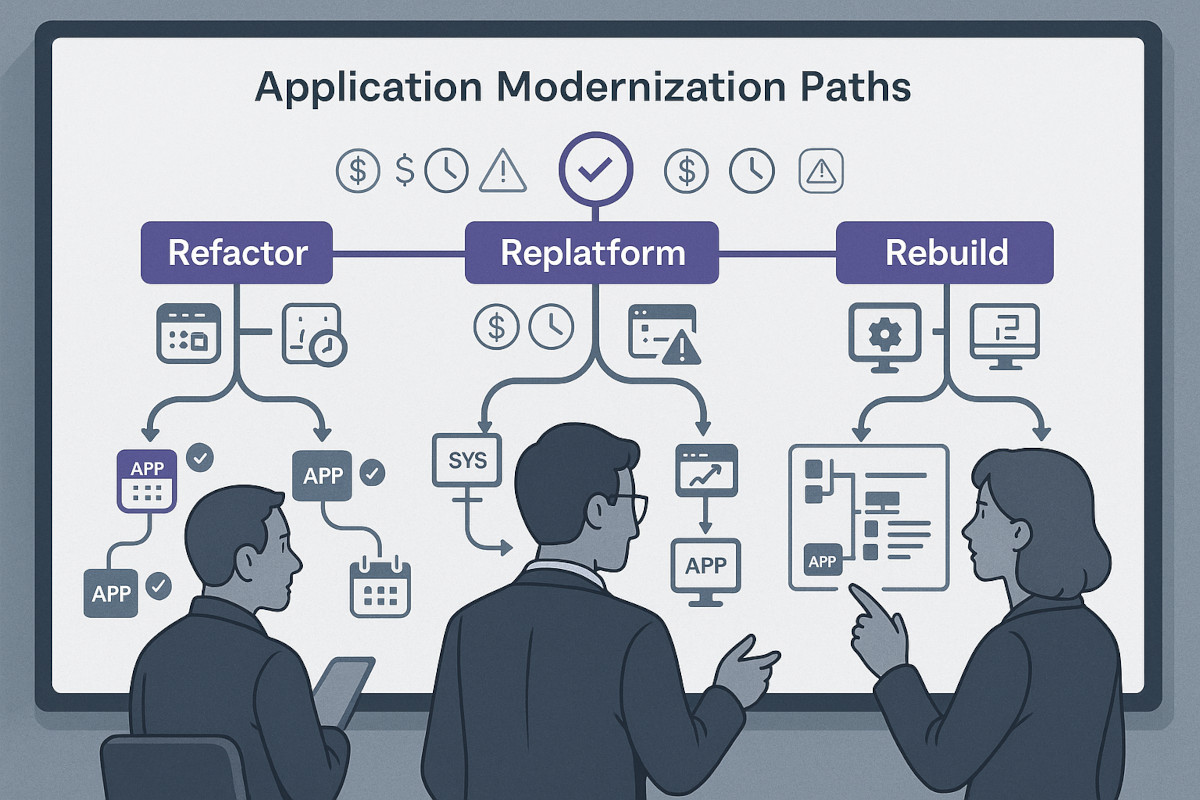 Refactor, Replatform, or Rebuild? Choosing the Right Legacy Modernization Path