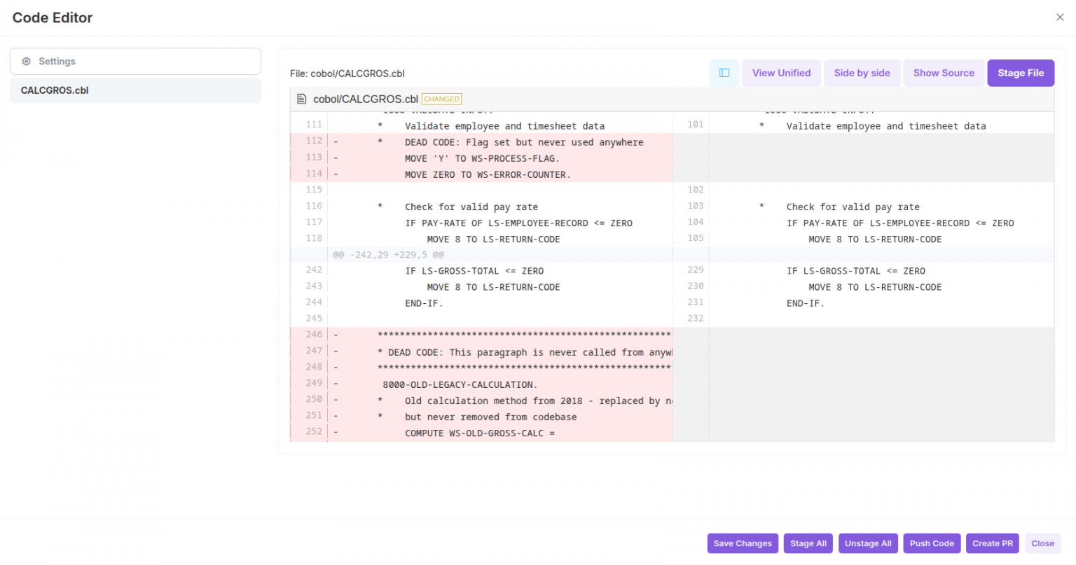 Optimization of Existing Code