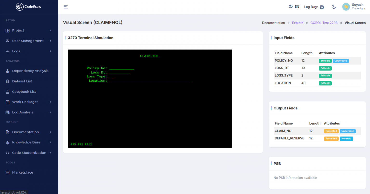 3270 Terminal Simulation