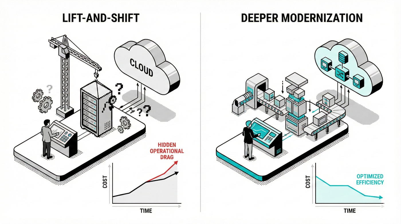 Why “Lift-and-Shift” Is a Financial Decision, Not a Technical One