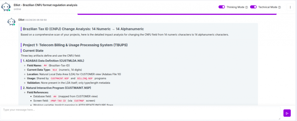 Análise de Impacto do CNPJ Alfanumérico (2026): Mapeamento de Dependências em Sistemas Legados com IA