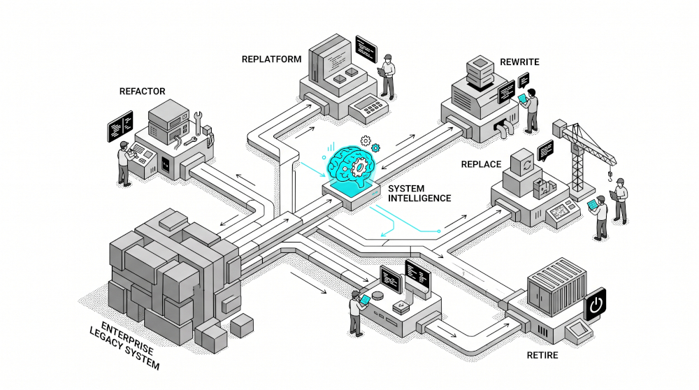 Refactor, Replatform, Rewrite, Replace or Retire - How to Choose the Right Modernization Path